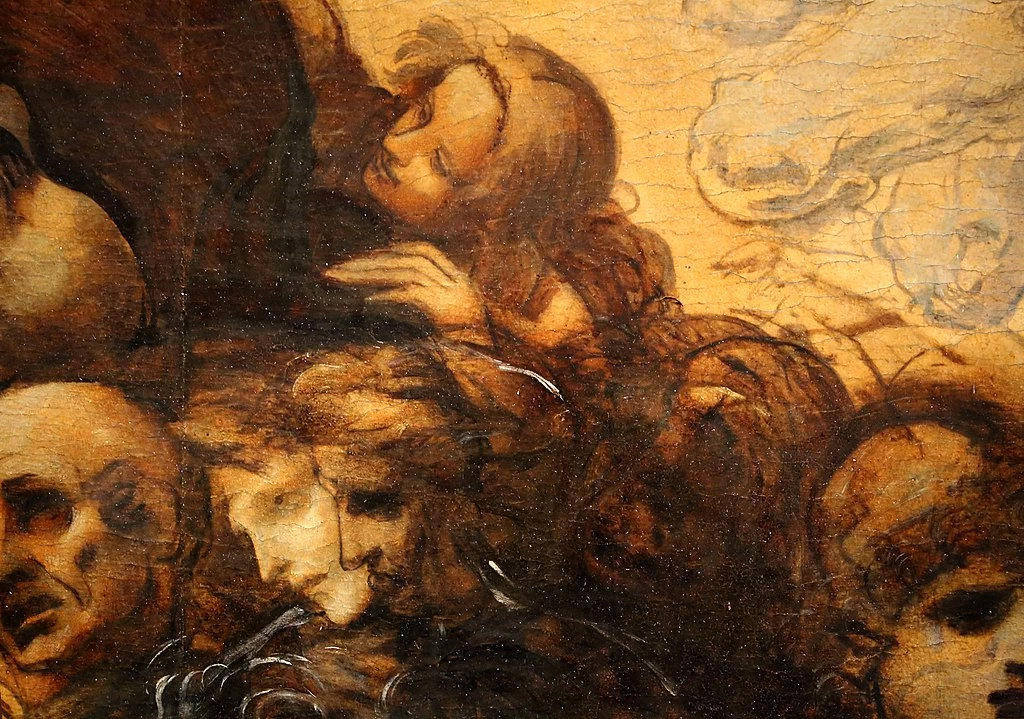 105-Adorazione dei magi-Galleria degli Uffizi, Firenze - dettaglio